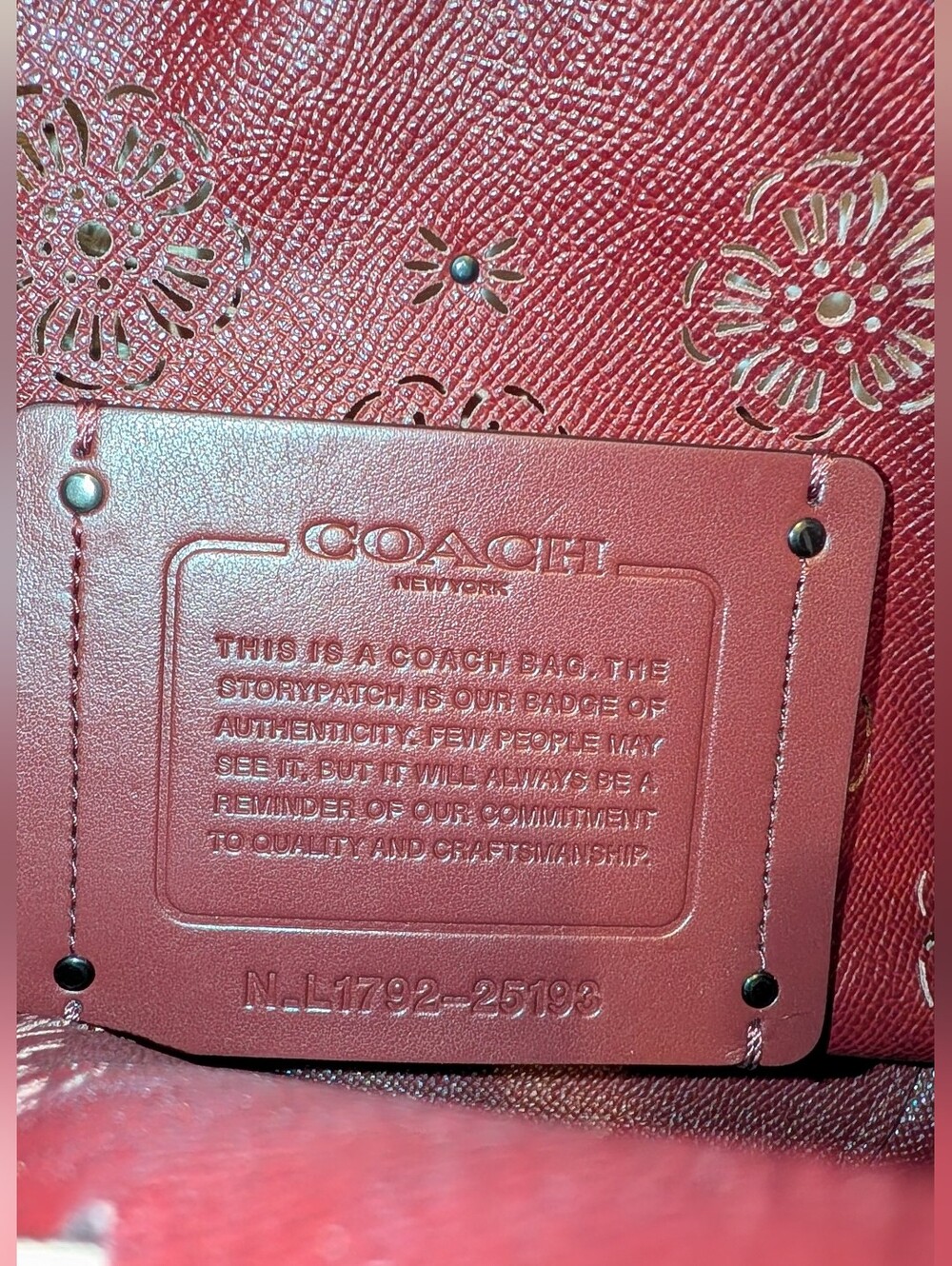 Coach Bucket Bag 18 w/ Cut Out TEA ROSE Suede Crossbody 25193 Pink Rose VGUC - Picture 3 of 14